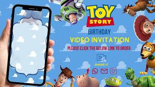 Toy Story Birthday Invitation