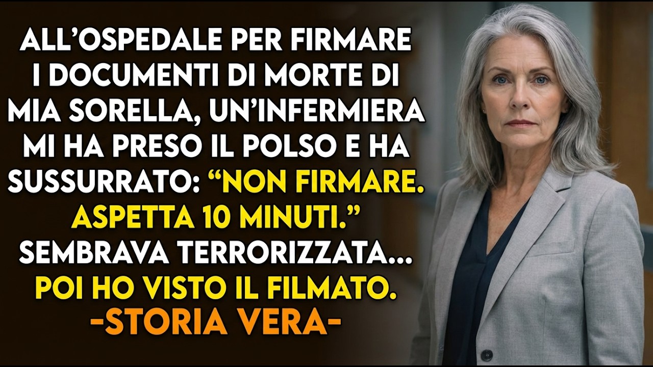 La sua vera storia 👵💔 “Non firmi nulla… si fidi,” sussurrò l’infermiera — poi scoprii.