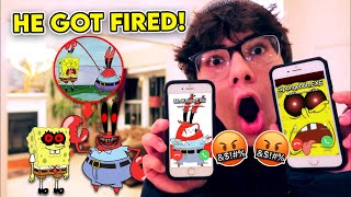 DO NOT FACETIME SPONGEBOB.EXE AND MR KRABS.EXE AT THE SAME TIME!! *HE GOT FIRED*