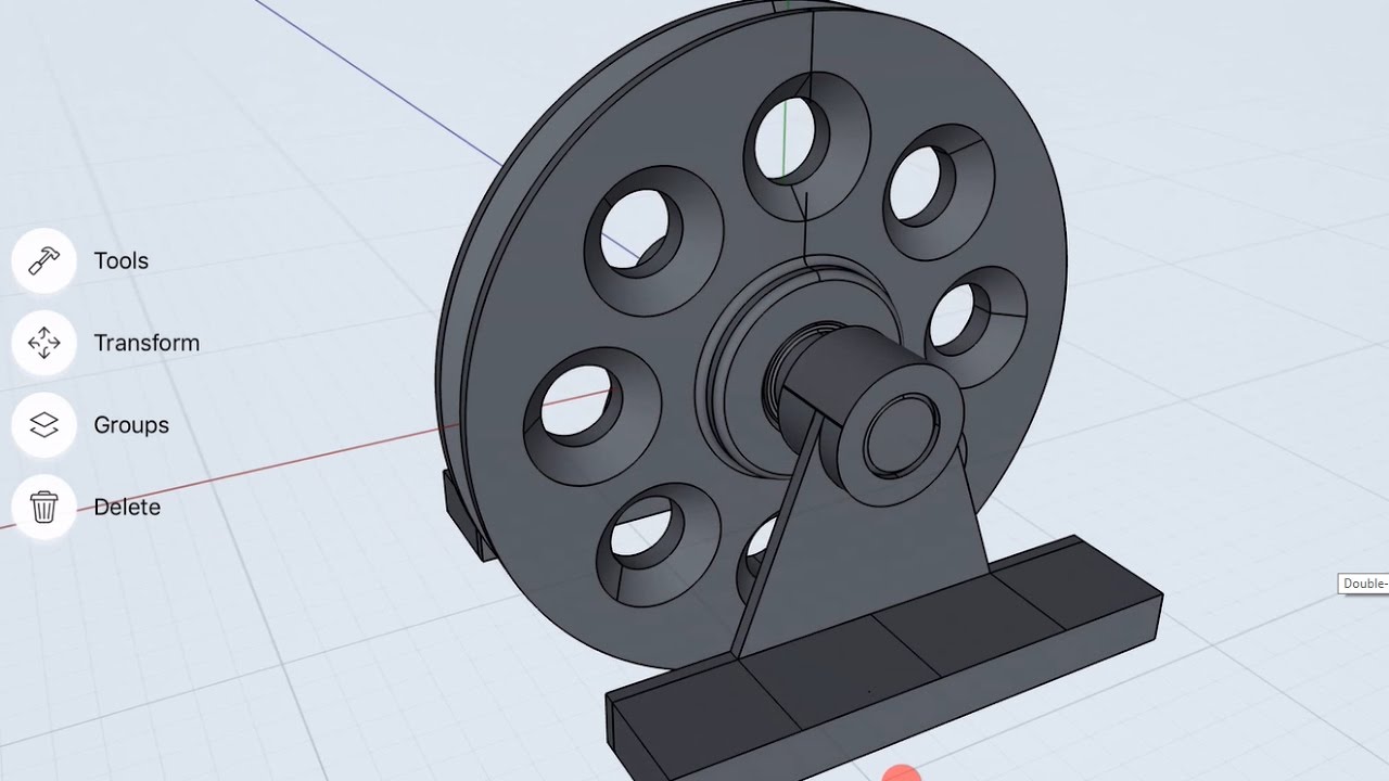 Shapr3D Modeling Pulley