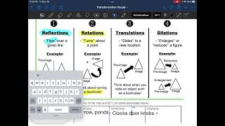 Transformation Vocabulary