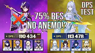 🔥 No Anemo!? C0 Raiden &amp; C0 Zibai DESTROY Floor 12 | Dummy DPS Test | Genshin Impact
