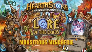 Hearthstone Lore Of The Cards Monstrous Menagerie The Grand Tournament