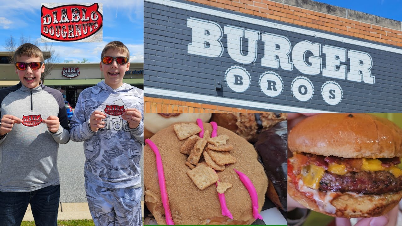 BEST DOUGHNUTS AND BURGERS IN MARYLAND!!  l  Diablo Doughnuts!!   l   Burger Bros!! Review for both!