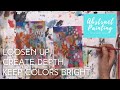 How to create small bright abstract paintings with Betty Franks | Abstract Expressionism | Acrylics