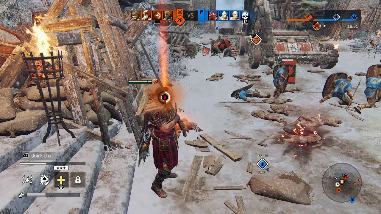 For Honor: [Rep 1] [ Highlander ] Gameplay