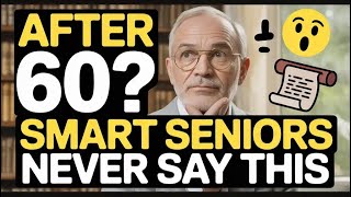 “After 60? Smart Seniors Never Say These 5 Things – Stoic Wisdom Reveals Why!”