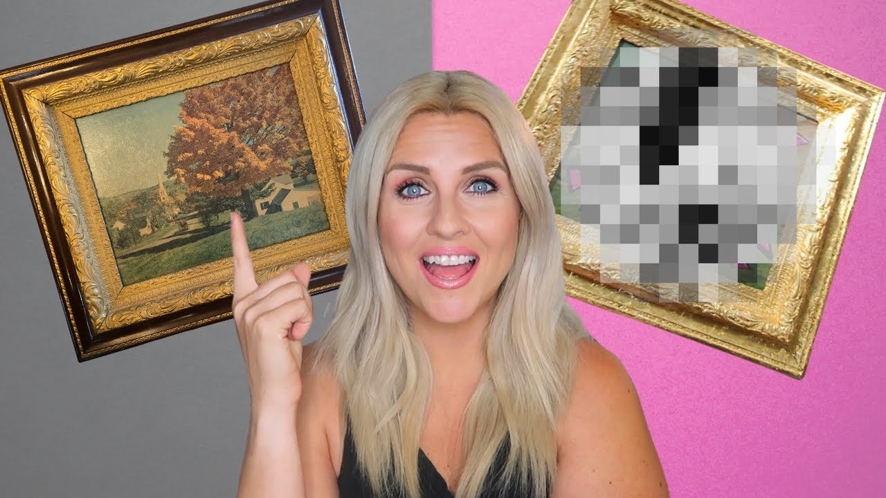 Can I Transform This Thriftstore Painting? - YouTube