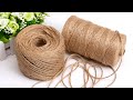 КРАСОТА ИЗ ДЖУТА своими руками / Jute craft idea