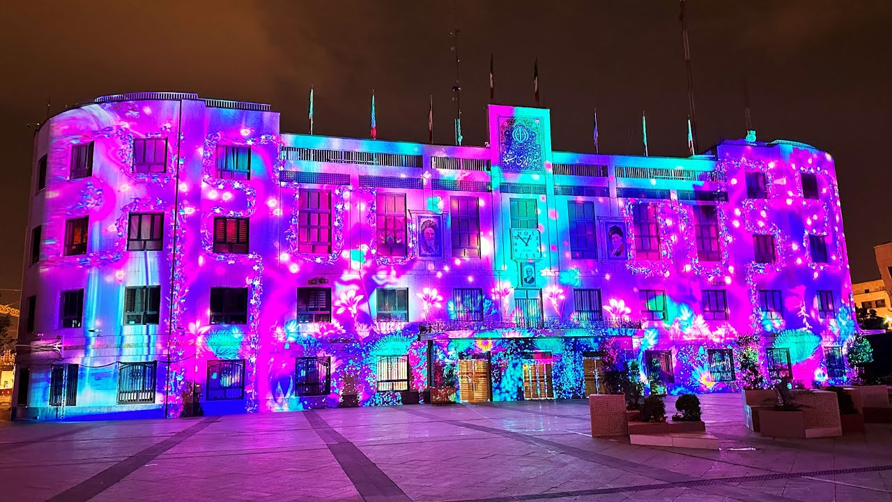 RecordBreaking Immersive Light Show at Shohada Square Mashhad by Segal Media