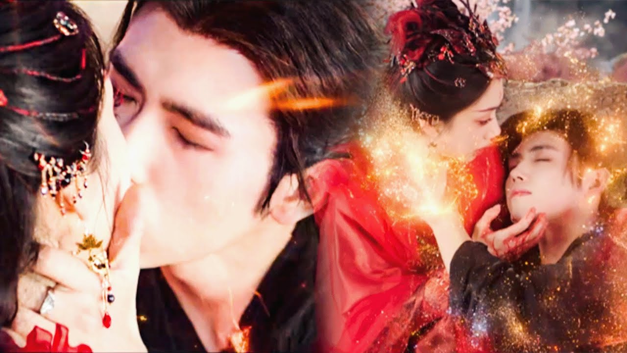 魔王趁灰姑娘睡觉强吻她，只为在死之前和她生一个孩子！💔😳#cdrama #drama