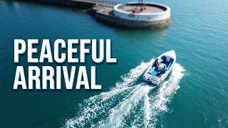 Drone Over Looe 🌊 | Watch Vessels Enter Historic Harbour