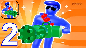 Warpath.io - Gameplay Walkthrough Part 2 Tutorial Stickman War Army Commander Merge Defense