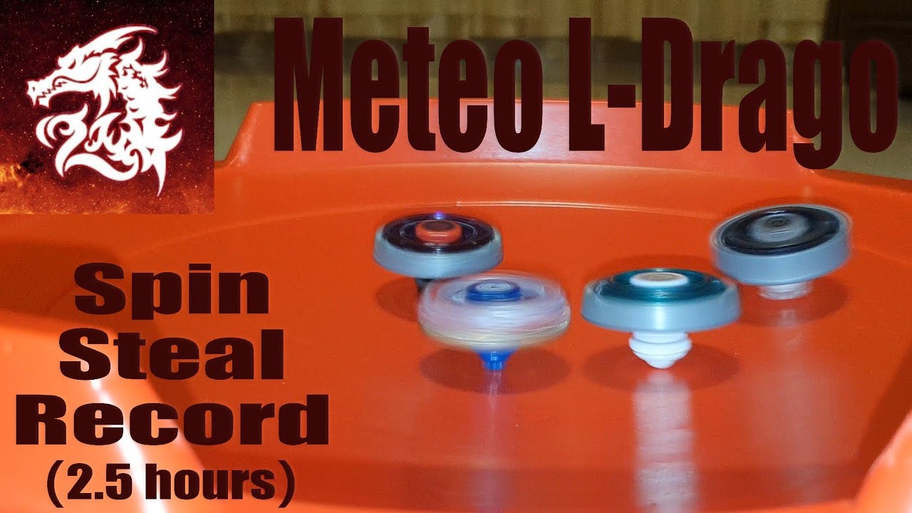 Meteo LDrago Spin Steal Record Meteo LDrago Longest Spin Steal BB