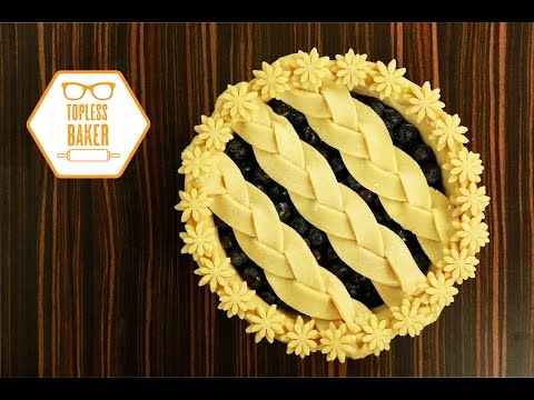 Easy way to make lattice pie crust