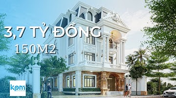 Trầm Trồ Mẫu Biệt Thự Tân Cổ 3 Tầng 150m2 Mang Vẻ Đẹp Hoàn Mỹ