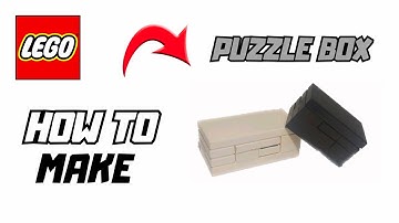 How To Make 2 Mini Lego Puzzle Boxes 🧩 (no technic pieces) | Full Building Tutorial