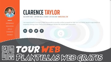 TOUR WEB | PLANTILLA WEB HTML Y CSS PARA FREENLACER | GRATIS | 2022