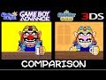 WarioWare Inc (original) vs WarioWare Gold Microgame comparison.