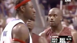 Ben Wallace Defense on Shaq - 2006 ECF Game 5 (Famous Block)