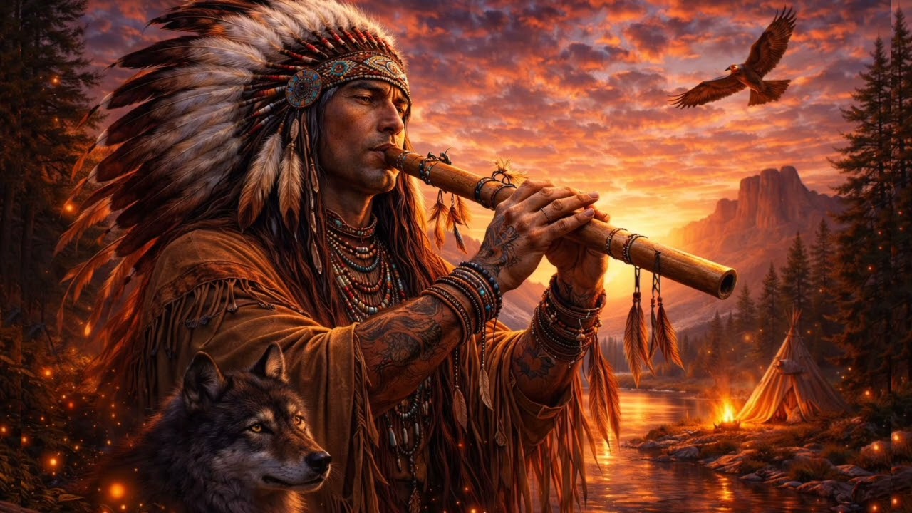 Native American flute | 🧘 Gentle meditation & mindful rest🌙  Deep reflection, inner healing & prayer