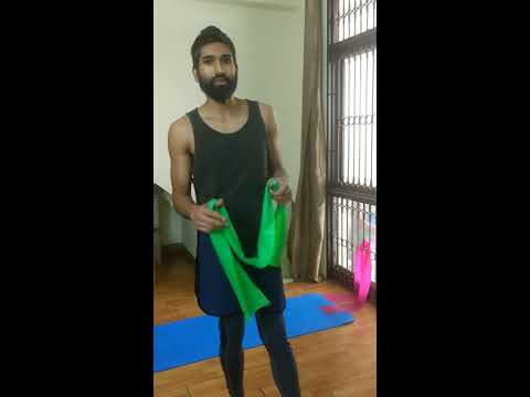 Strength / Muscle Up 'Chest Exercise Routine' with Resistance Band ( Homework )