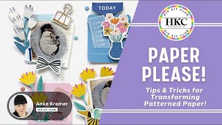 Fussy Cut Grid Design Layout | Anke Kramer | Feb 2026 Hip Kits