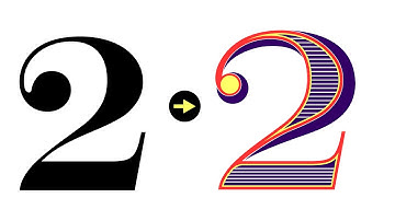 Affinity Designer iPad Contour Tool | Drop Cap Design