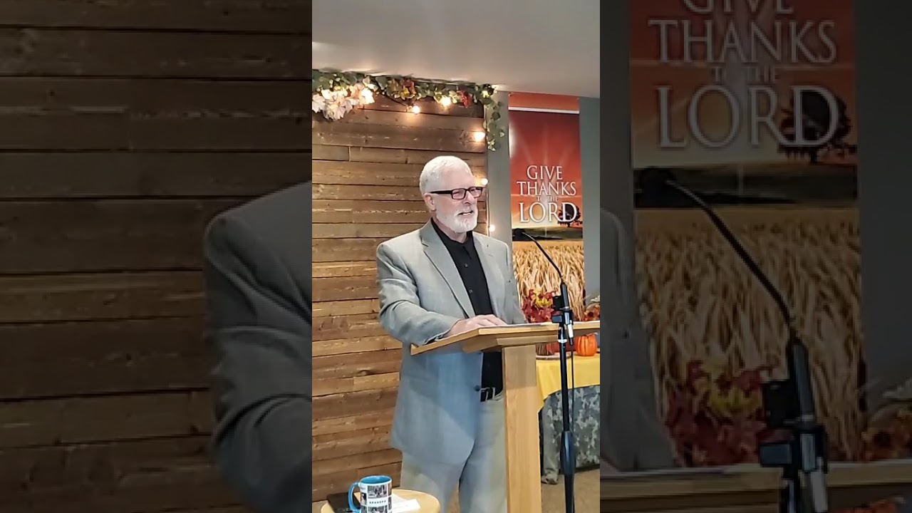 Guest speaker Brian Magwood. "The fundamental centrality of the Bible" 1Corinthians 15:3