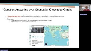 Geospatial knowledge graphs: interlinking and question answering