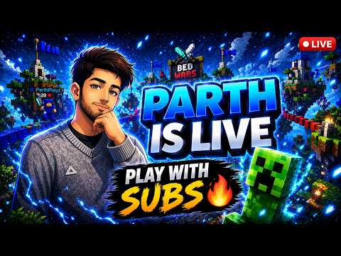 Sunday Bedwars 😎 | Playing With Subscribers 🔥| Minecraft Live 🔴 |