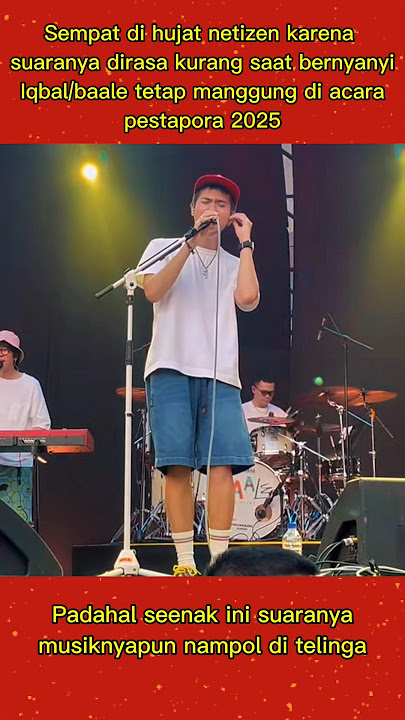 baale tampil di pestapora #iqbaalramadhan #baale #pestapora2025 #short
