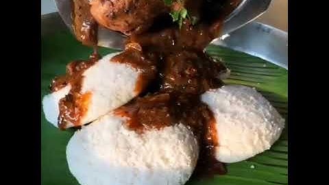 Idli With Chicken 65 😋 Best Combo Ever 😍 #shorts
