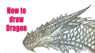 How To Draw Fire Dragon Step By Step - Drawing Tutorials