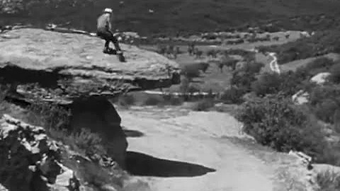 Gene Autry in action at the Iverson Movie Ranch