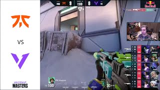 Shroud react to Fnatic vs V1 (MAP 1)!