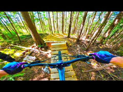 One of the Coolest but HARDEST Jump Lines I've Ridden in a While!