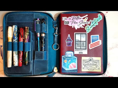 GALEN LEATHER OCEAN BLUE 💙 A5 FOLIO - YouTube