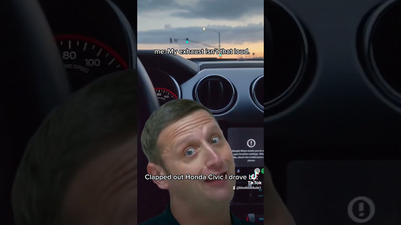 YouTube에서 Loud exhaust vs Honda Civic #mustang #gt #ford #car #meme #carmeme #exhaust #honda #loud #underpass 보기 YouTube에서 Loud exhaust vs Honda Civic #mustang #gt #ford #car #meme #carmeme #exhaust #honda #loud #underpass 보기
