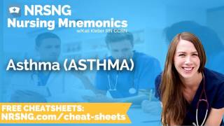 Asthma ASTHMA Nursing Mnemonics, Nursing School Study Tips