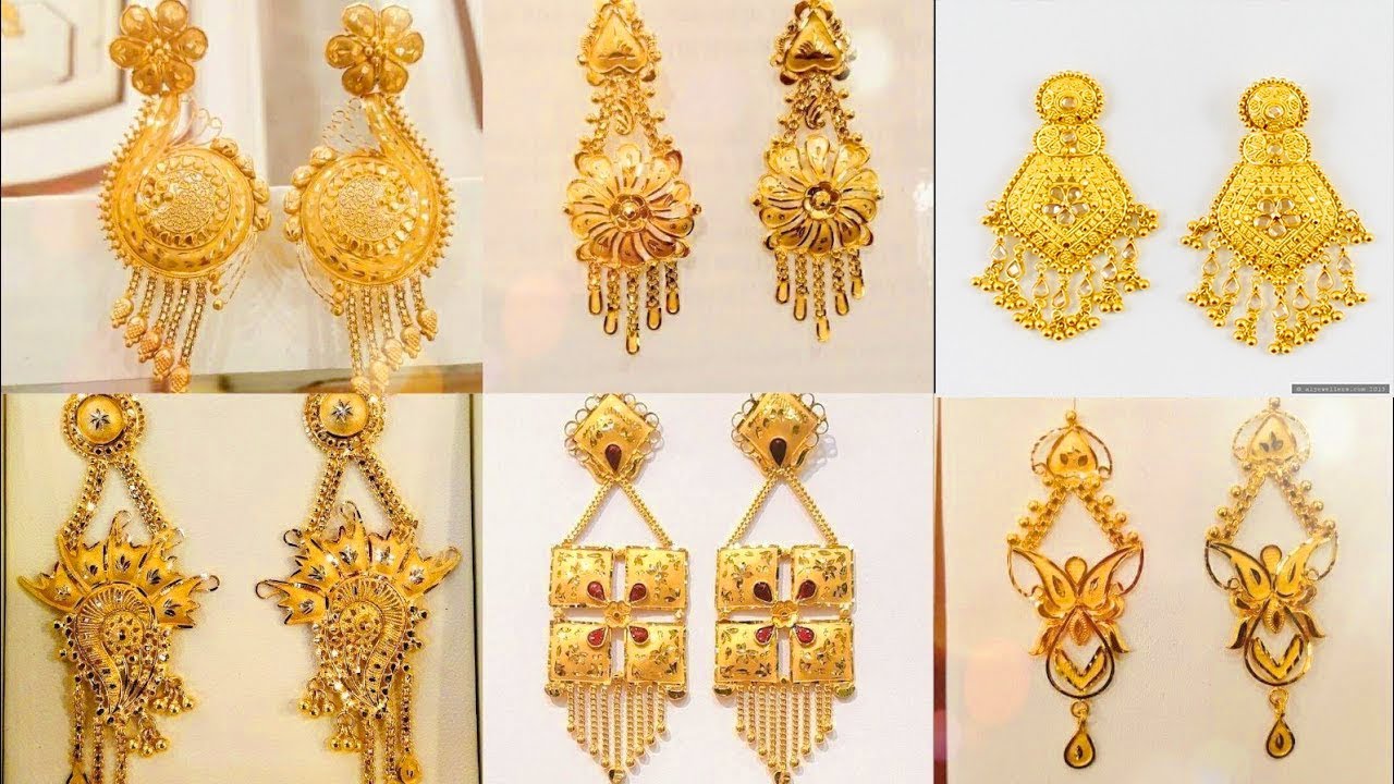 Gold Earrings design online catalog