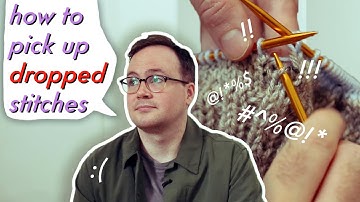 How To Pick Up Dropped Stitches