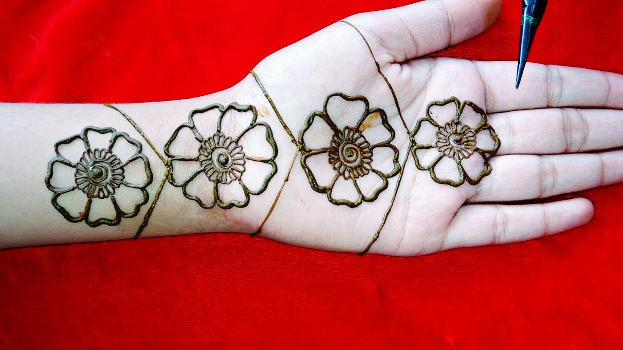 Easy Beautiful Mehndi Designs For Hand Kurti Blouse