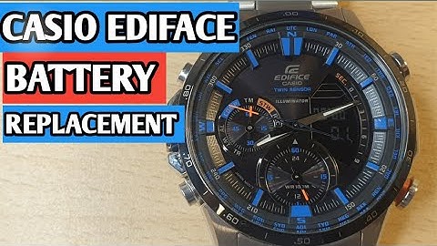 The New Battery for the Casio Edifice