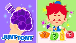 MIX  ¡Sabores Fantásticos! | ¿Qué Quieres Probar? | Canciones Infantiles | JunyTony en español