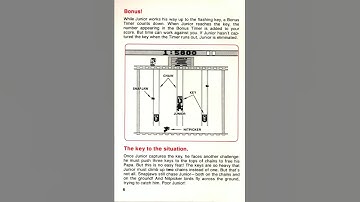 Donkey Kong Junior Atari 2600 Instruction Manual