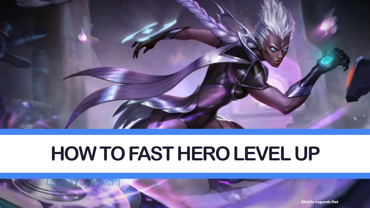 How to fast level up hero mobile legend - YouTube
