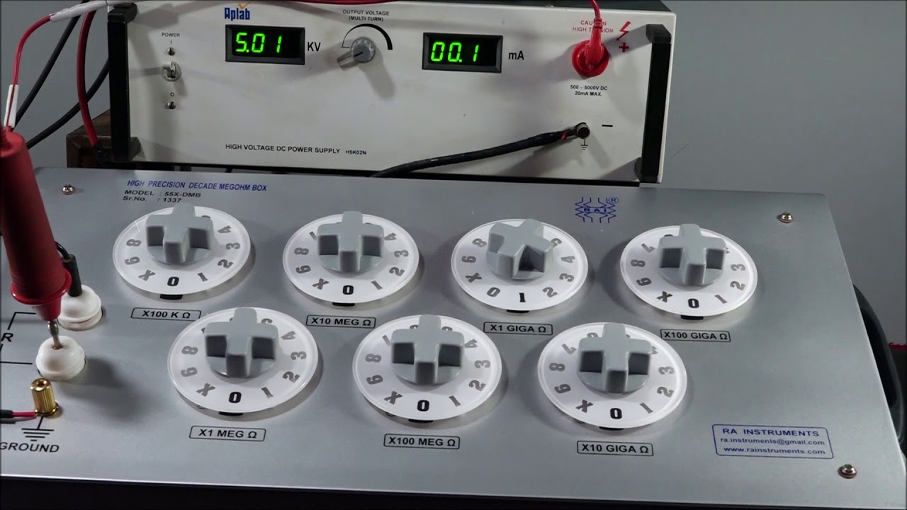 Decade Megohm Box YouTube