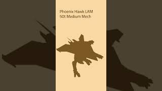 BattleTech: Phoenix Hawk LAM (#mechwarrior #battletech #battletechlore #scifi)