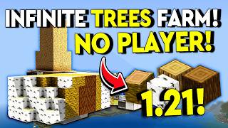BEST TREE FARM! 1.21 Minecraft Bedrock Tutorial - MCPE/Xbox/PS4/Nintendo Switch/Windows 10/PC